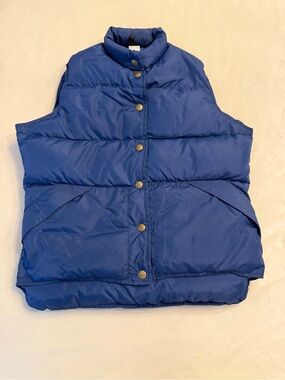 Vintage! L.L. Bean Goose Down Quilted Puffer Vest, sz XS